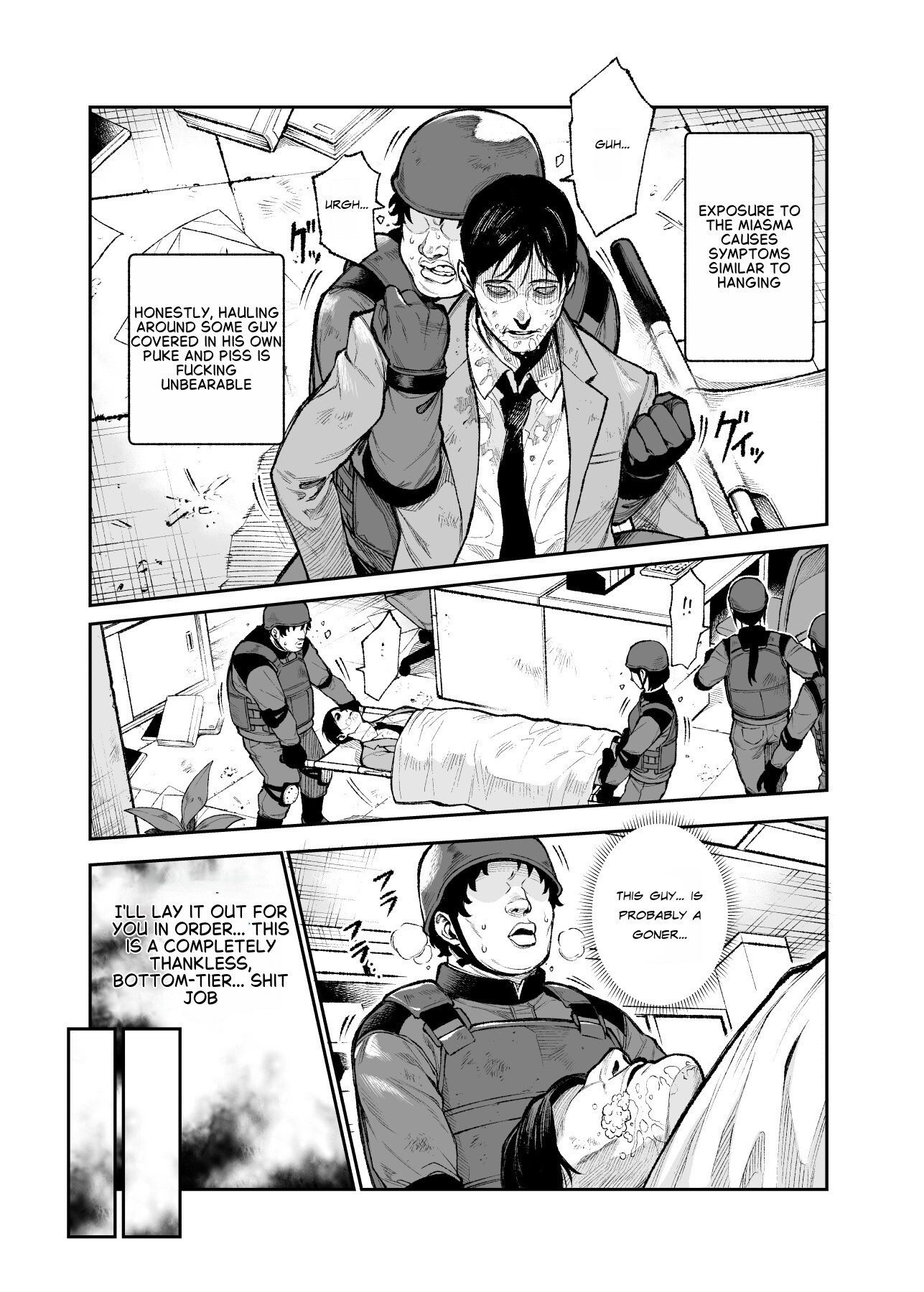 Hentai Manga Comic-Daily Life of a Low-Ranking Male Staff Member in the Anti-Shadow Special Forces EX1-Read-6